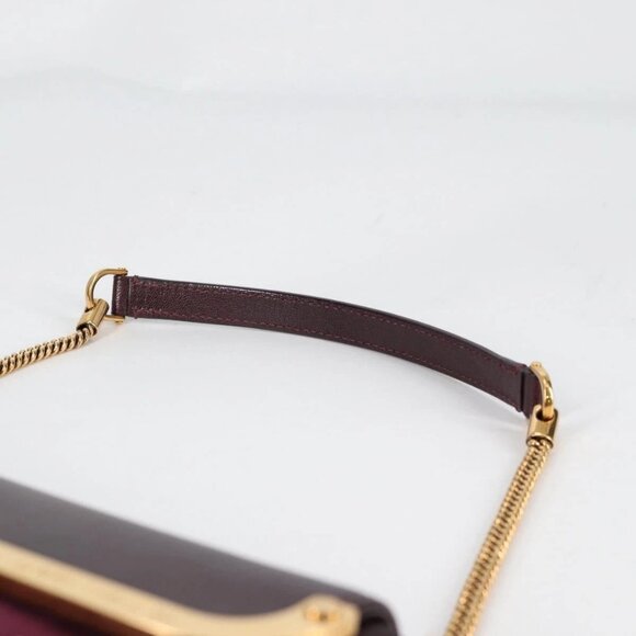 LOUIS VUITTON 2011S/S Avant Garde Pochette Bag Leather M97092 LV Auth BA5478V - Picture 9 of 16